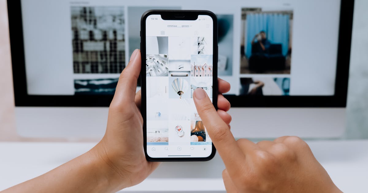 Creative team producing social media content with AI